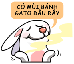 Unruly cute bunny 2 sticker #12910485