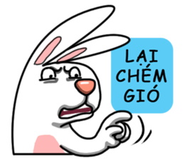 Unruly cute bunny 2 sticker #12910492