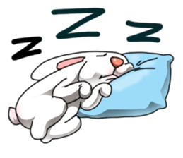 Unruly cute bunny 2 sticker #12910493