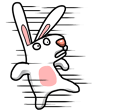 Unruly cute bunny 2 sticker #12910497