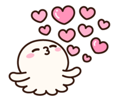 Cute jellyfish animation sticker #12910829