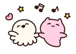 Cute jellyfish animation sticker #12910833