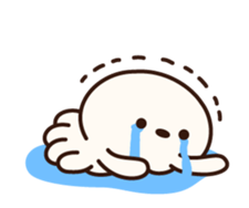 Cute jellyfish animation sticker #12910841