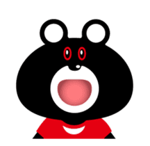 Bear of the sharp movement sticker #12911154