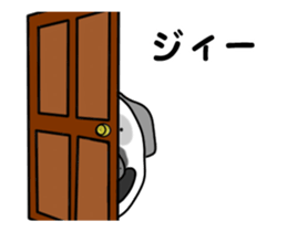 Motion sticker of pug dog sticker #12911177