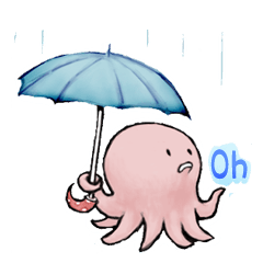 octopus stickers japan