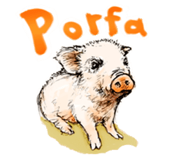 pig's life sticker in spanish sticker #12911537