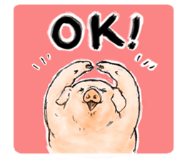 pig's life sticker in spanish sticker #12911539