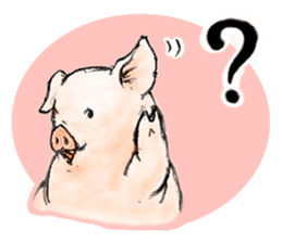 pig's life sticker in spanish sticker #12911548