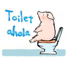 pig's life sticker in spanish sticker #12911551