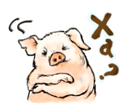 pig's life sticker in spanish sticker #12911554