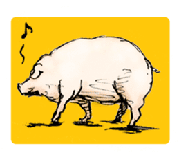 pig's life sticker in spanish sticker #12911555