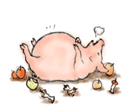 pig's life sticker in spanish sticker #12911561