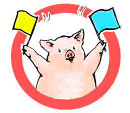 pig's life sticker in spanish sticker #12911563