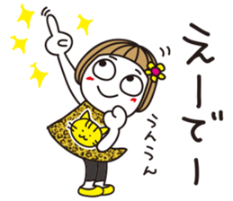 Bangs short girl vol.23 sticker #12911655