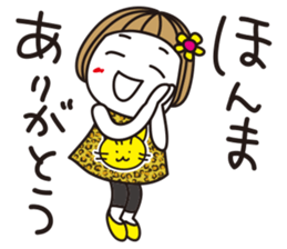 Bangs short girl vol.23 sticker #12911663