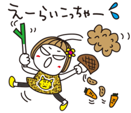 Bangs short girl vol.23 sticker #12911671