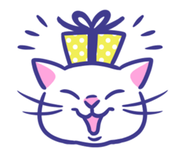 Cat faces sticker #12911764
