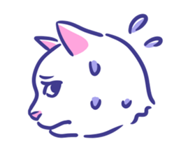 Cat faces sticker #12911771