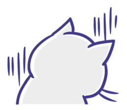 Cat faces sticker #12911775