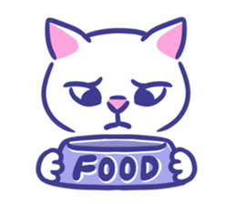 Cat faces sticker #12911778