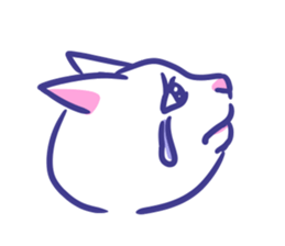 Cat faces sticker #12911780