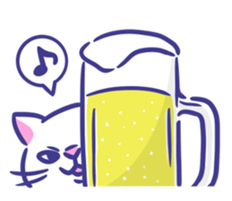 Cat faces sticker #12911783