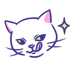 Cat faces sticker #12911785