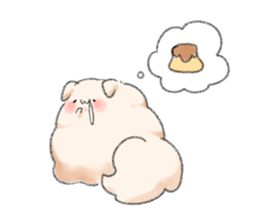 Marshmallow Puppy sticker #12911806