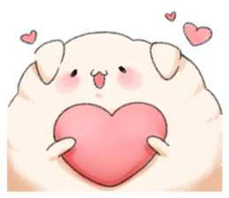 Marshmallow Puppy sticker #12911815