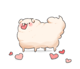 Marshmallow Puppy sticker #12911816