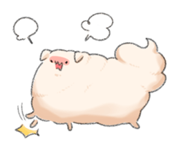 Marshmallow Puppy sticker #12911823