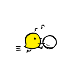 Merry chick and Christmas sticker #12912644