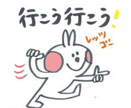 Autumn rabbit of great character sticker #12912997