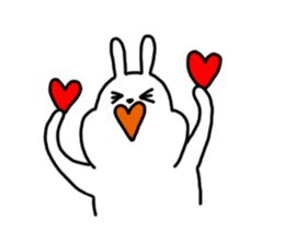 charming rabbit sticker #12913132