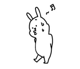 charming rabbit sticker #12913135