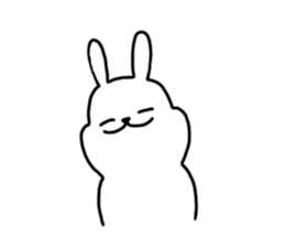 charming rabbit sticker #12913139