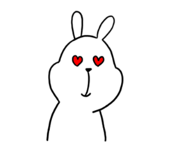 charming rabbit sticker #12913154