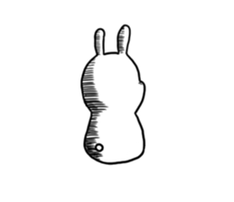 charming rabbit sticker #12913157