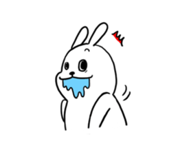charming rabbit sticker #12913163