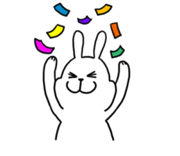 charming rabbit sticker #12913165