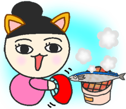 onmayu dango chan - autumn - sticker #12914177