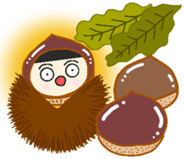 onmayu dango chan - autumn - sticker #12914187