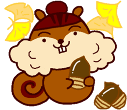 onmayu dango chan - autumn - sticker #12914189