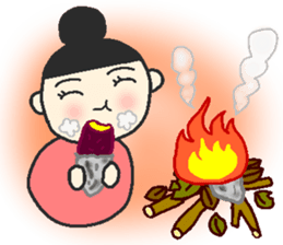 onmayu dango chan - autumn - sticker #12914192
