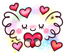 Brilliantly sticker of cute face. sticker #12914686