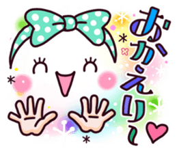 Brilliantly sticker of cute face. sticker #12914705