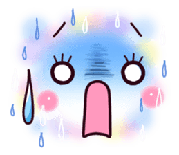 Brilliantly sticker of cute face. sticker #12914724