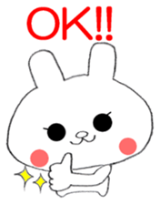 Taiwanese White Rabbit sticker #12915249