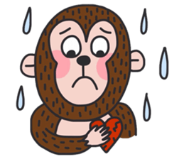 party crazy animals sticker #12915408